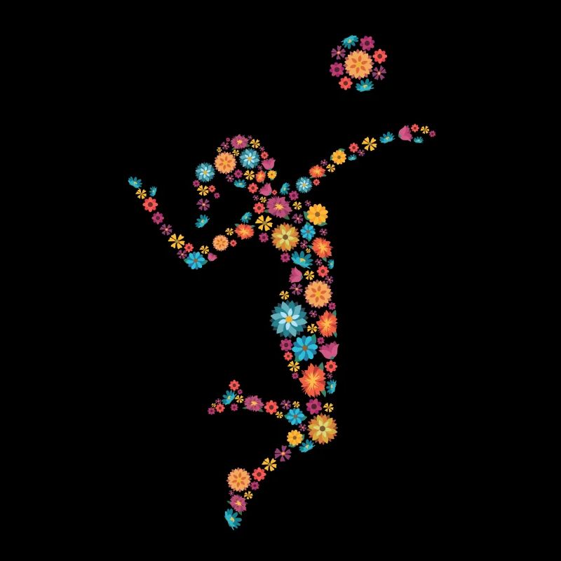 Volleyball Frau oder Mädchen