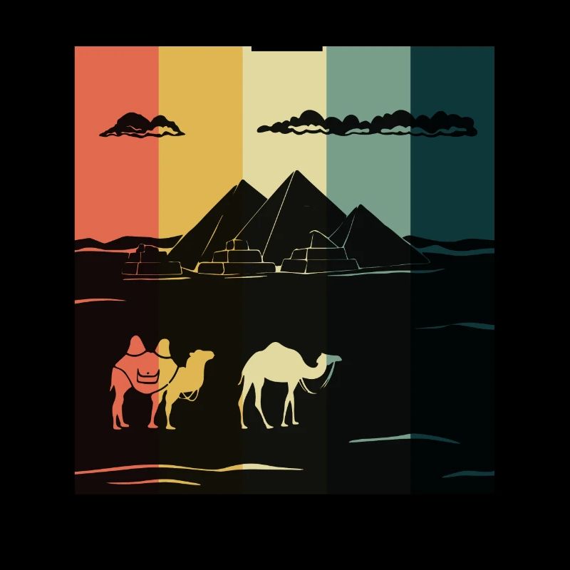 Camel Gizeh Pyramide Egypte Sphinx Anubis