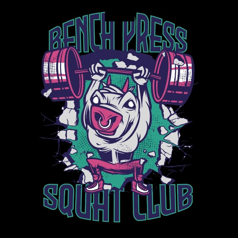 Bench Press Squad Club Bull Training Training Moti