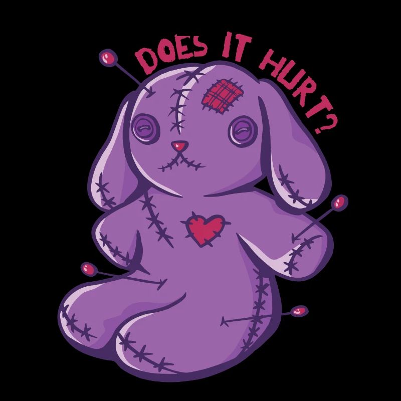 Voodoo bunnies Does it hurt? Voodoo Doll Halloween