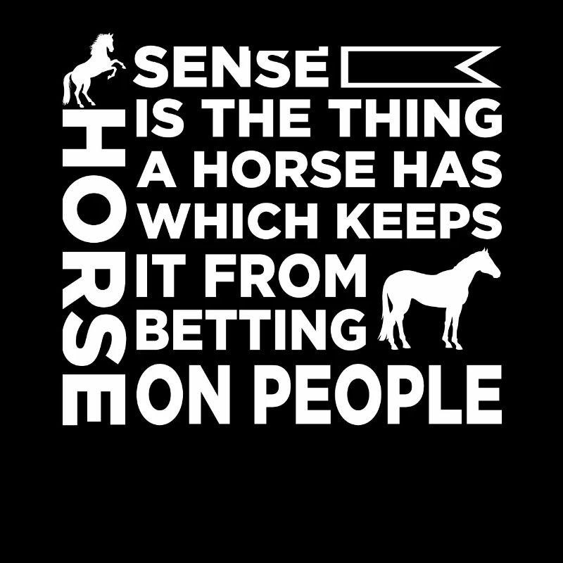 Le sens du cheval est ce qui empêche un cheval de le faire
