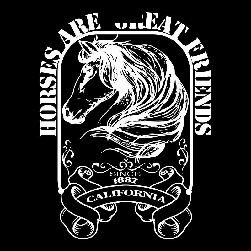 Les chevaux sont de bons amis -