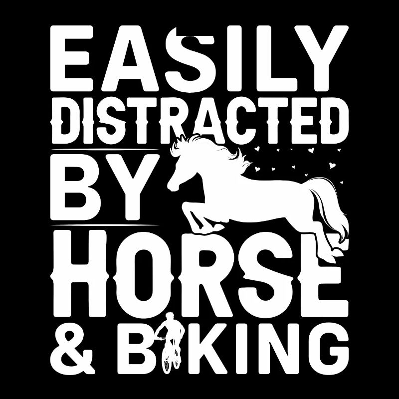 Facilement distrait par les chevaux et le cyclisme -