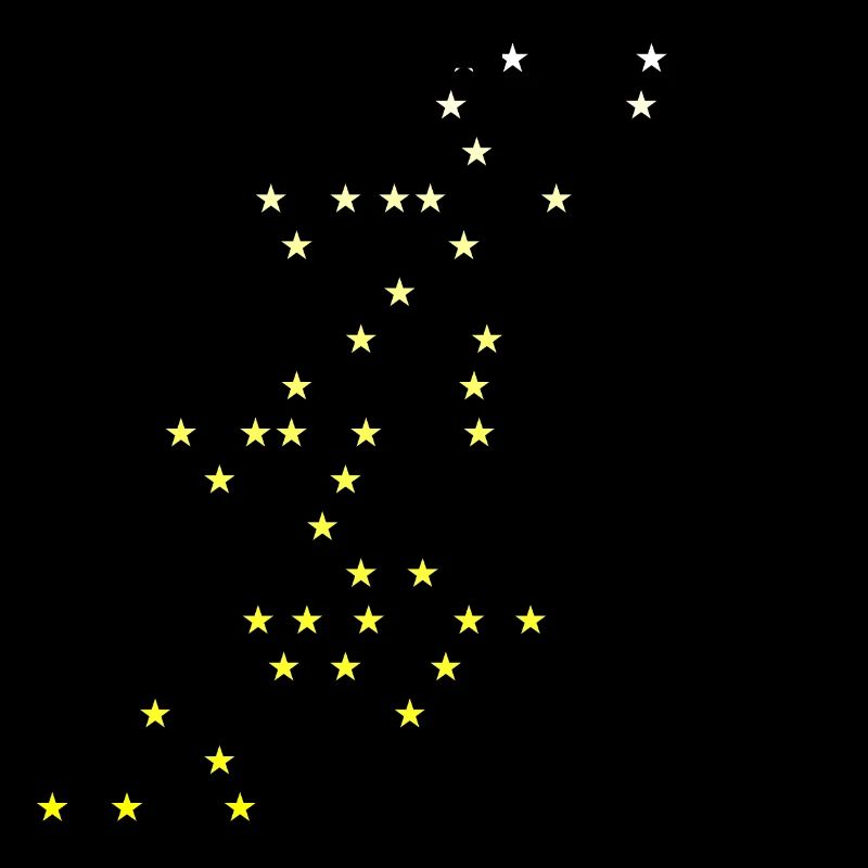 étoiles blanc jaune idée cadeau idée cadeau idée