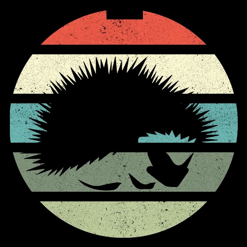 Rétro Hérisson Vintage Stacheligel
