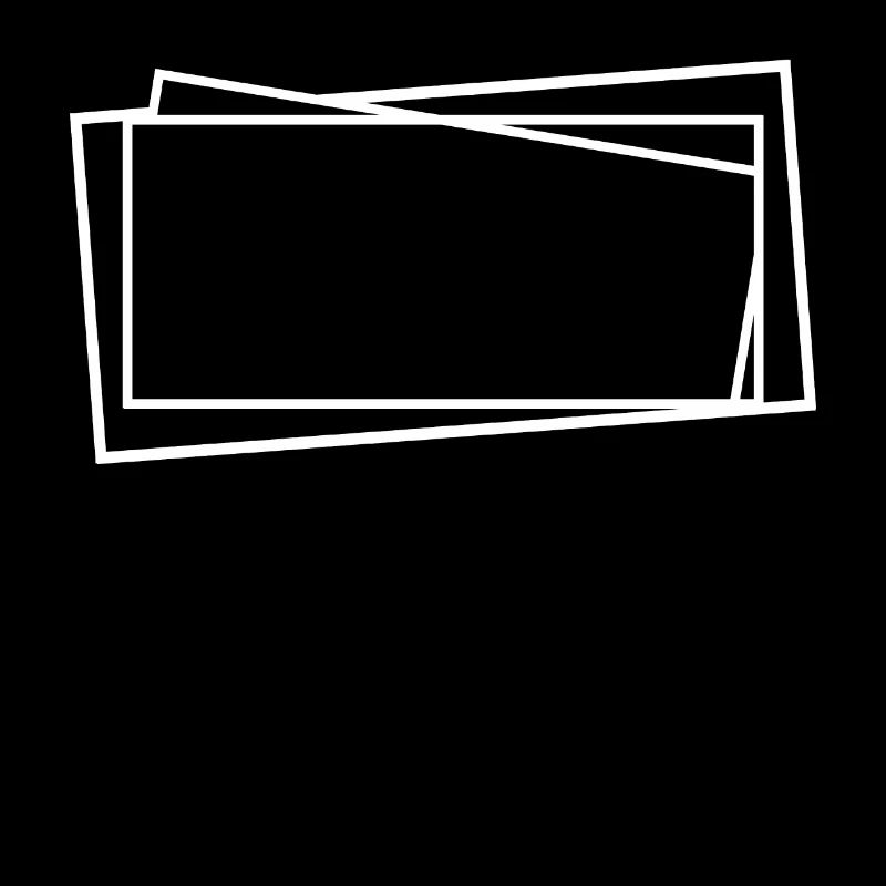 White Square Lines Strokes Frames