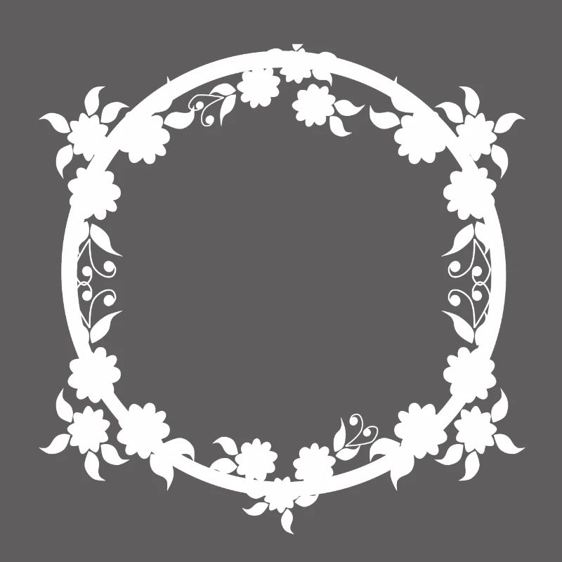 Ornaments Circular frame Basic text