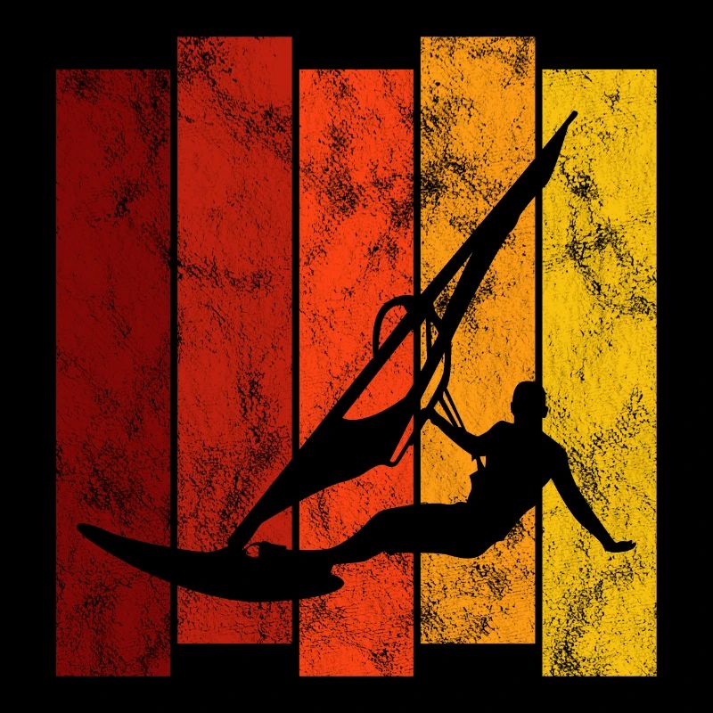 Surfen Windsurfen Windsurfing Retro Windsurfer
