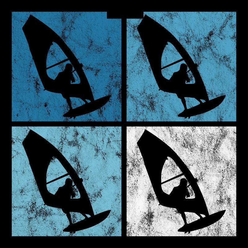 Surfen Retro Windsurfen Windsurfing Windsurfer