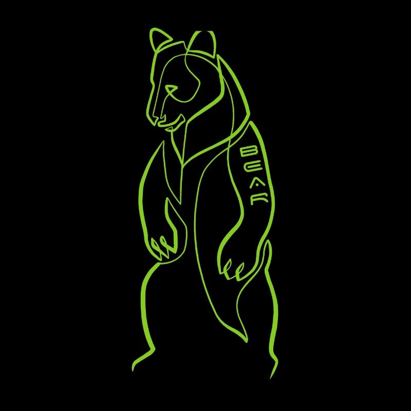Bear " BEAR " one line