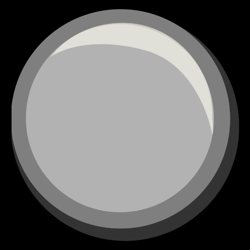 Silver Button Circle Sticker Template