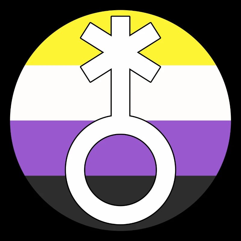 Symbol Nonbinary Non-Binary Nonbinary Gender