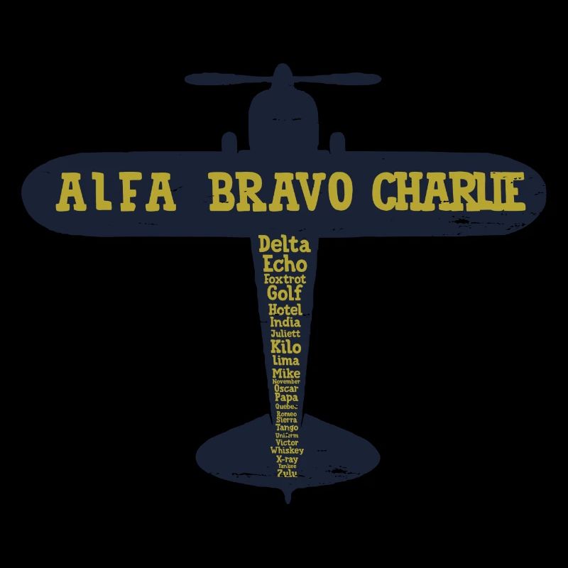 Avion de l'alphabet phonétique international