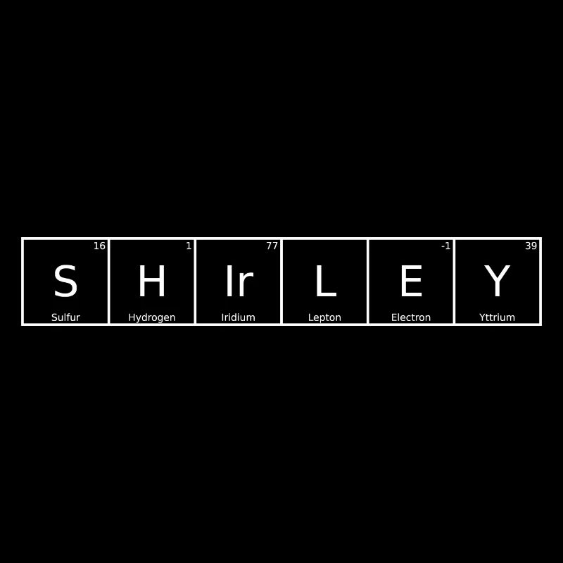 Shirley Name First Name Chemistry Periodic Table Element