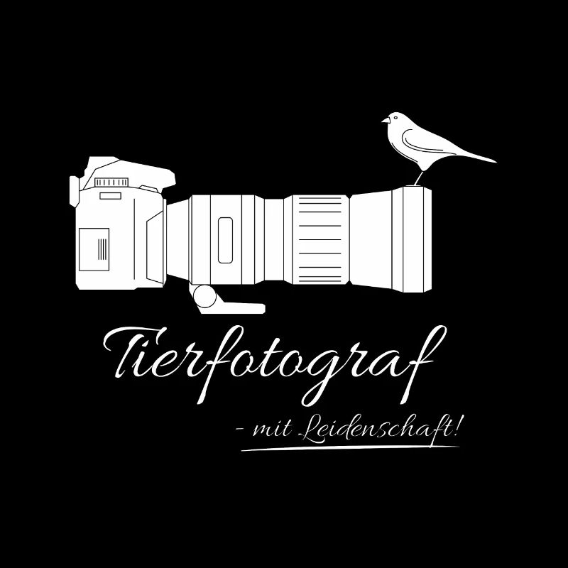 Tierfotograf mit Leidenschaft - Kamera mit Vogel