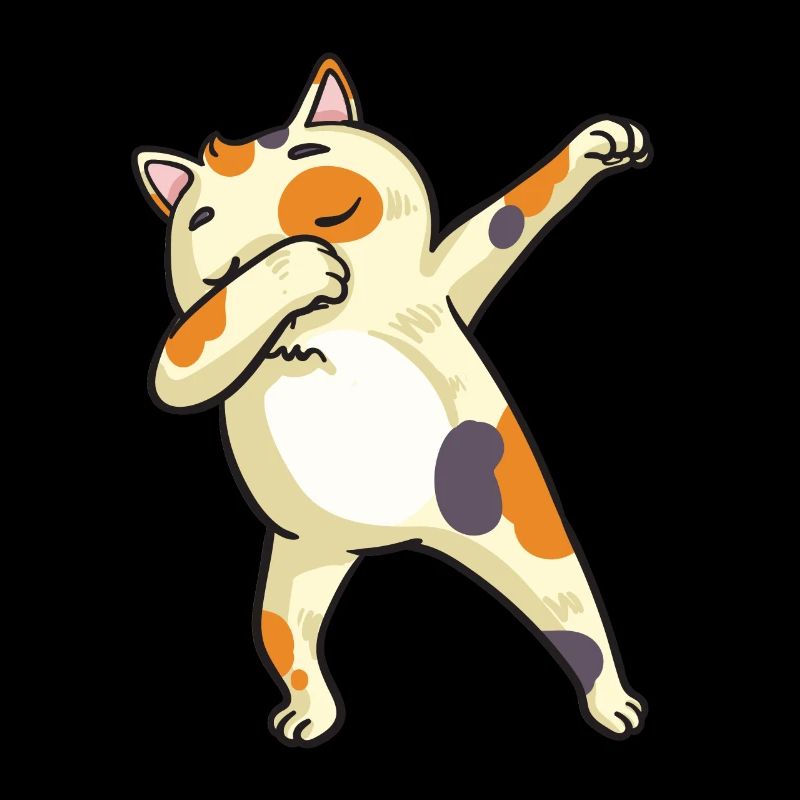 Dabbing Cat Lover Dance Funny Gift