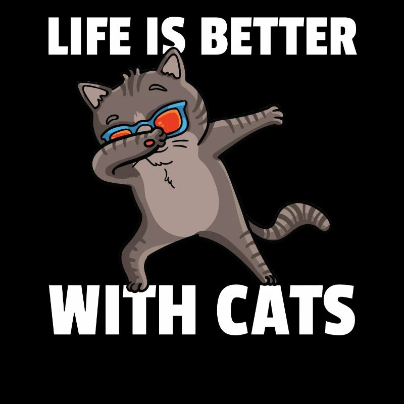 Dabbing Cat Lover Dance Funny