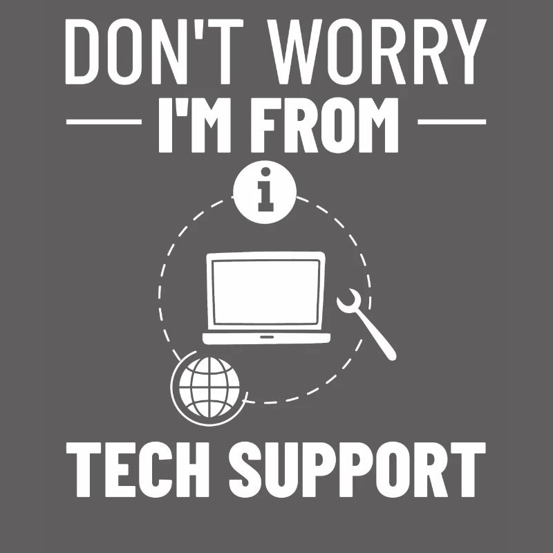 Tech Support IT Technischer Hilfe Helpdesk