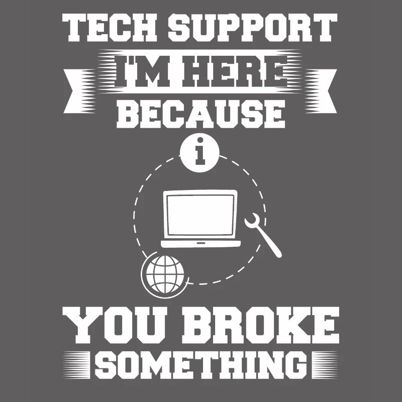 Tech Support IT Technischer Hilfe Helpdesk