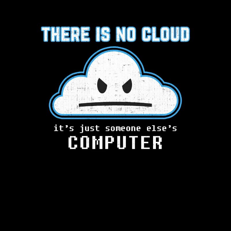 Lustiger Programmierer-Witz - Es gibt keine Wolkengrafik