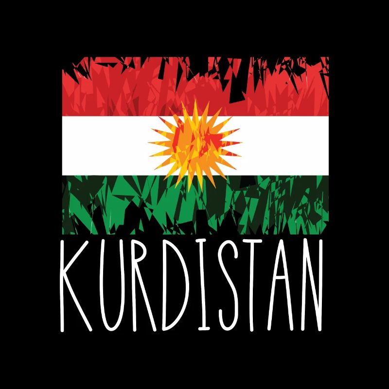 Kurdistan Patrie Kurde drapeau kurde