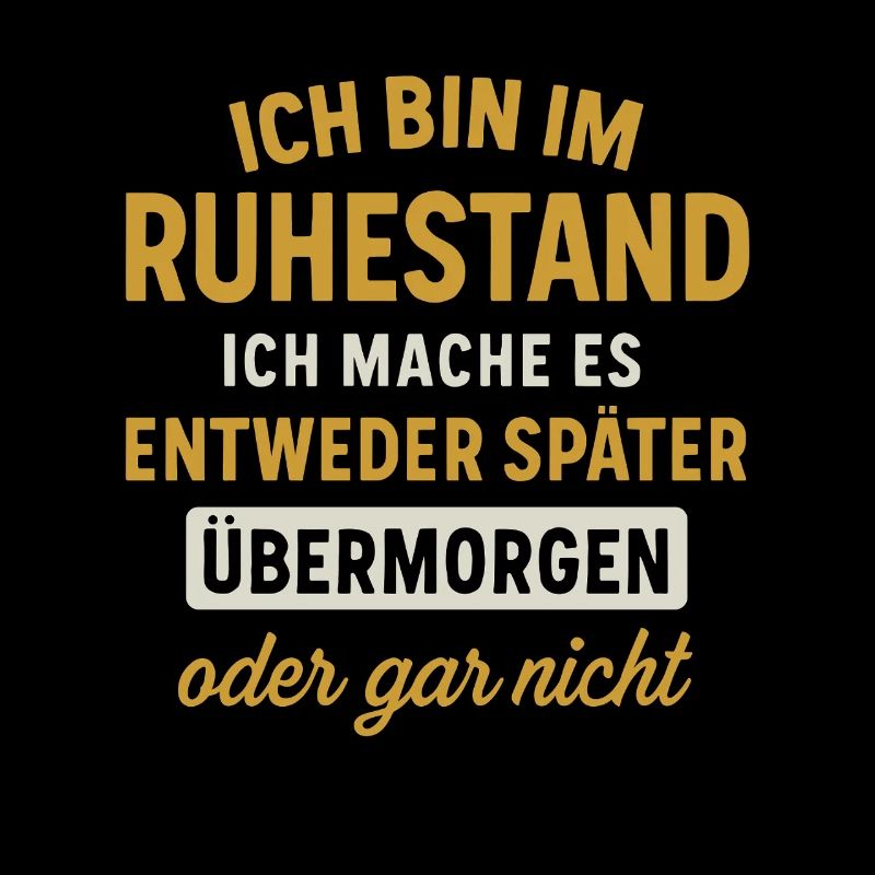 Ruhestand: Übermorgen oder gar nicht