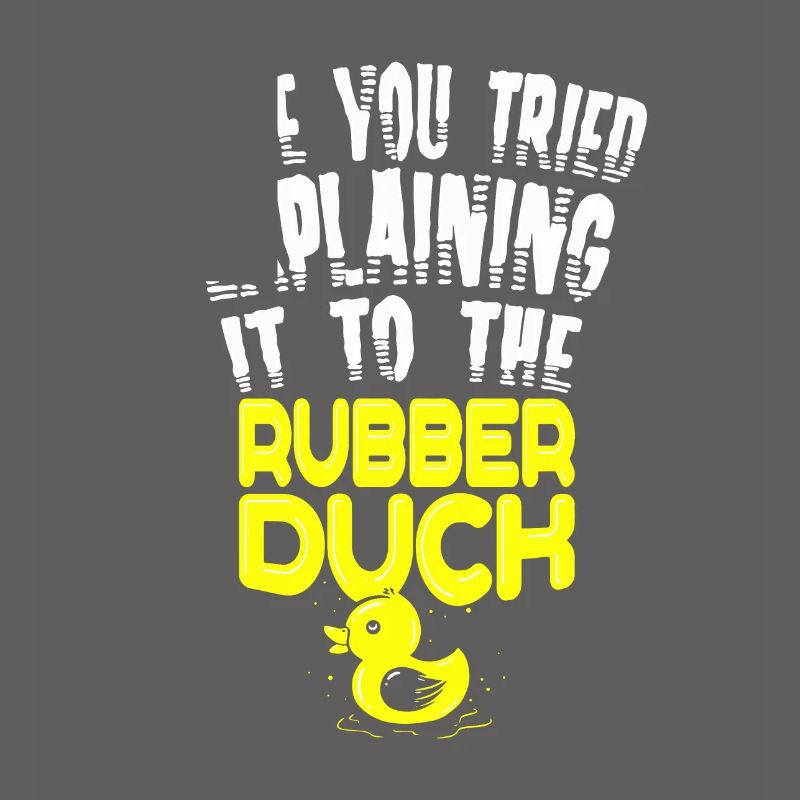 IT Nerd Programmer Developer Humor Rubber Duck