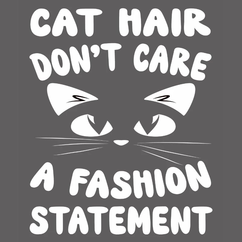 Les poils de chat ne se soucient pas d’une déclaration de mode - Katze
