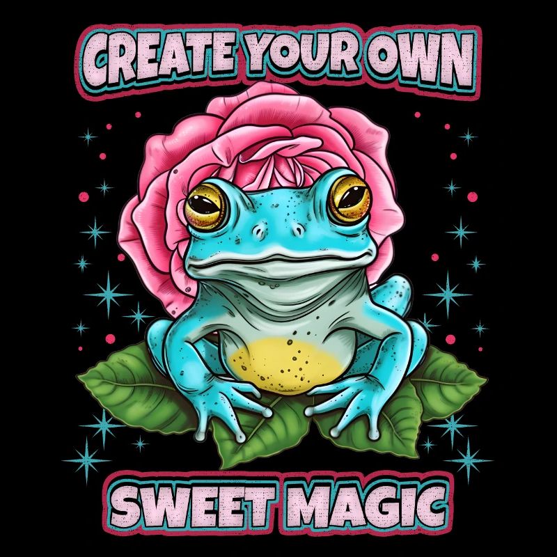 Funny Frog, Cottagecore Saying, Faecore