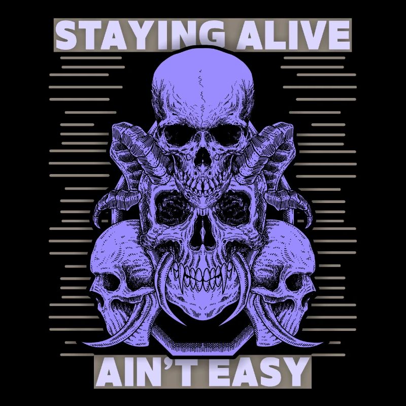Skulls, Saying Staying Alive, Devil's Skull