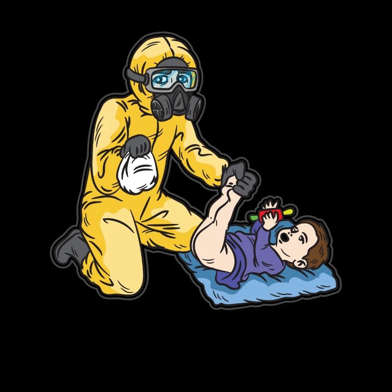 Masque à gaz de changement de couche malodorant