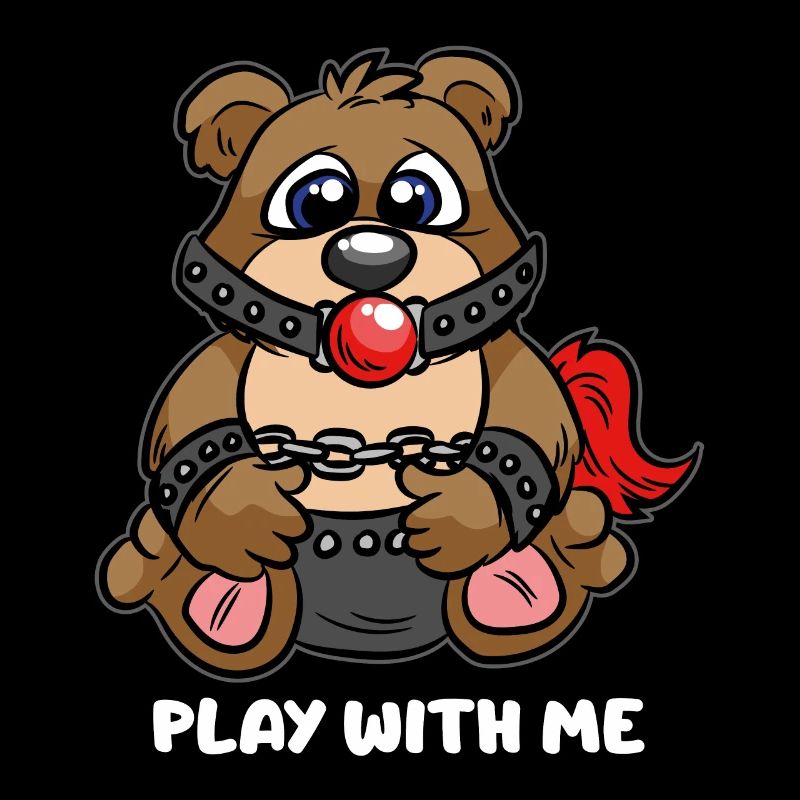 Jouez avec moi BDSM Teddy Bear Bondage Esclave