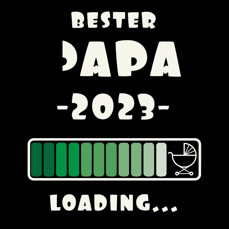 Papa Loading Werdender Vater Baby Geburt 2023