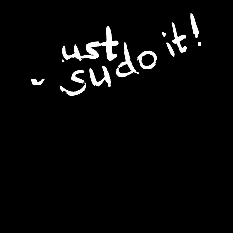 just sudo it