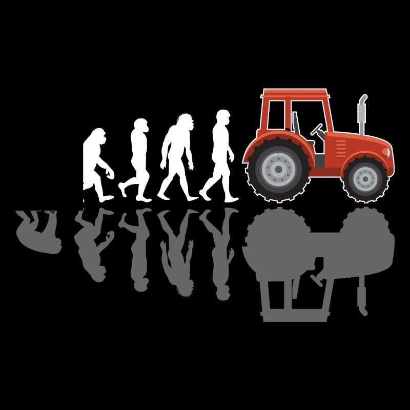 Traktor Evolution Bauer Bauern Landwirt