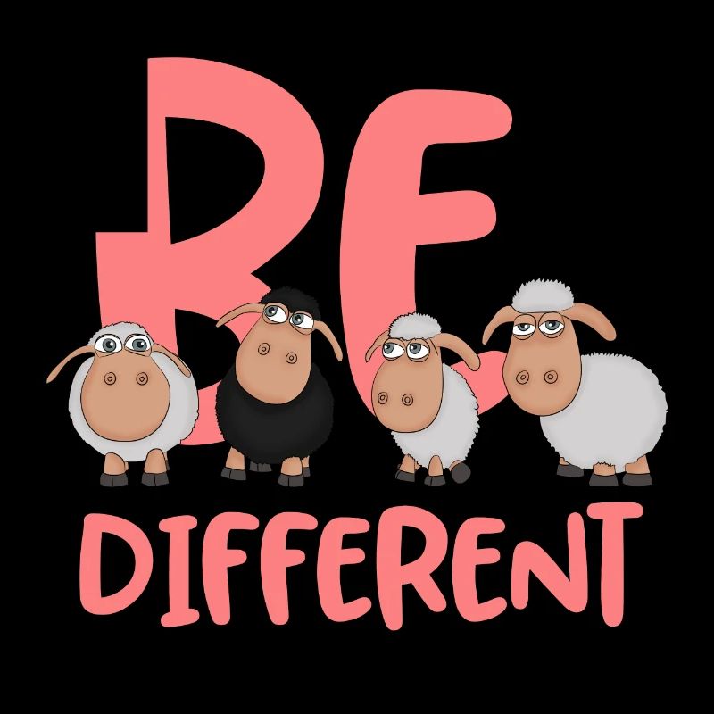 De différents moutons roses - Moutons uniques