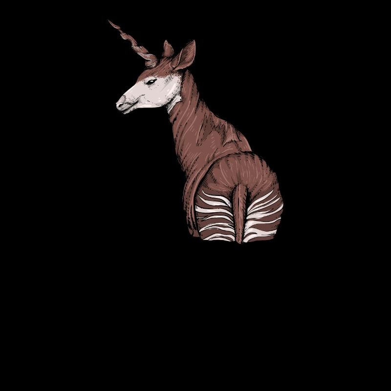 Okapi I Girafe de la forêt tropicale pour