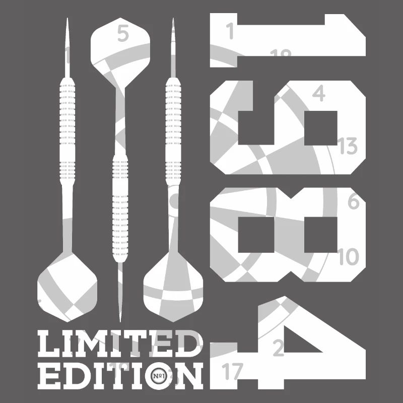 ÉDITION LIMITÉE 1984 FLÉCHETTES 42E ANNIVERSAIRE