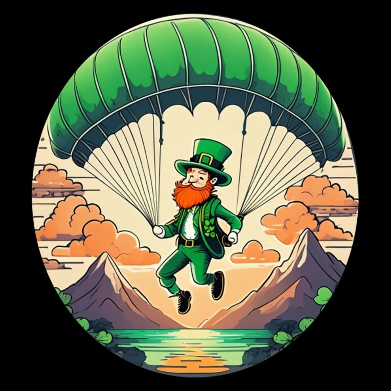 Parapente Trèfle de la Saint-Patrick