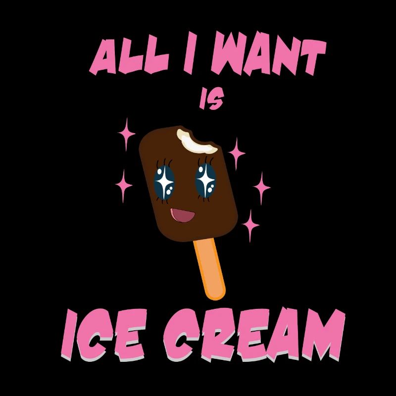 Je veux de la crème glacée crème glacée chocolat été