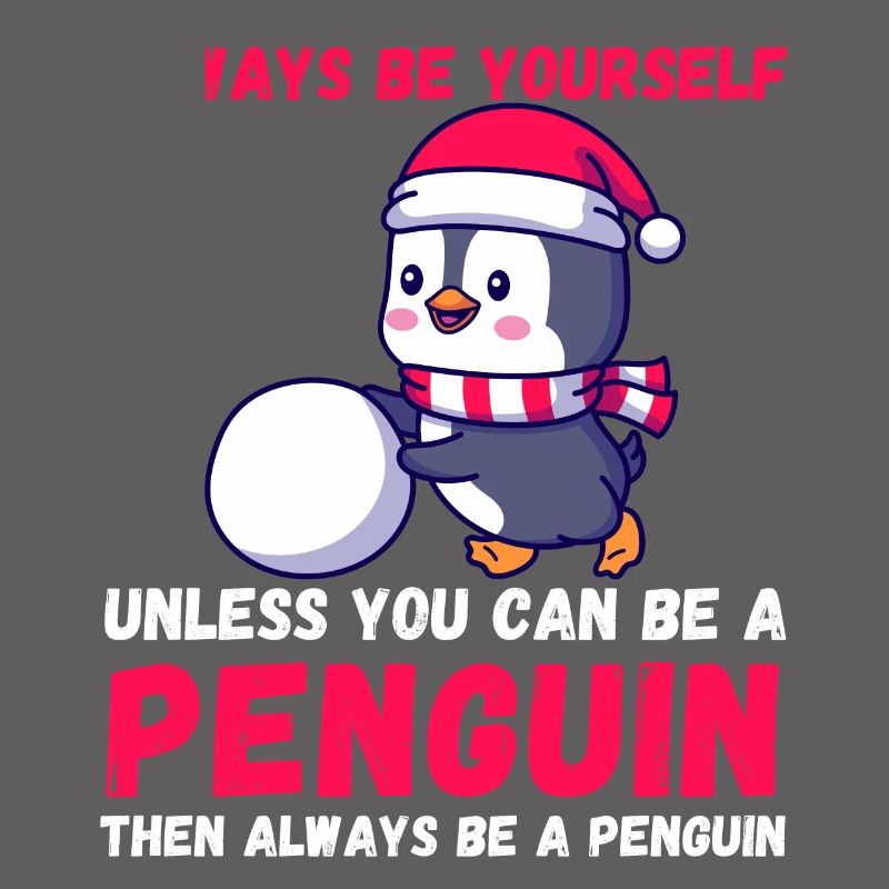 Sei immer du selbst, es sei denn, du kannst ein Pinguin sein