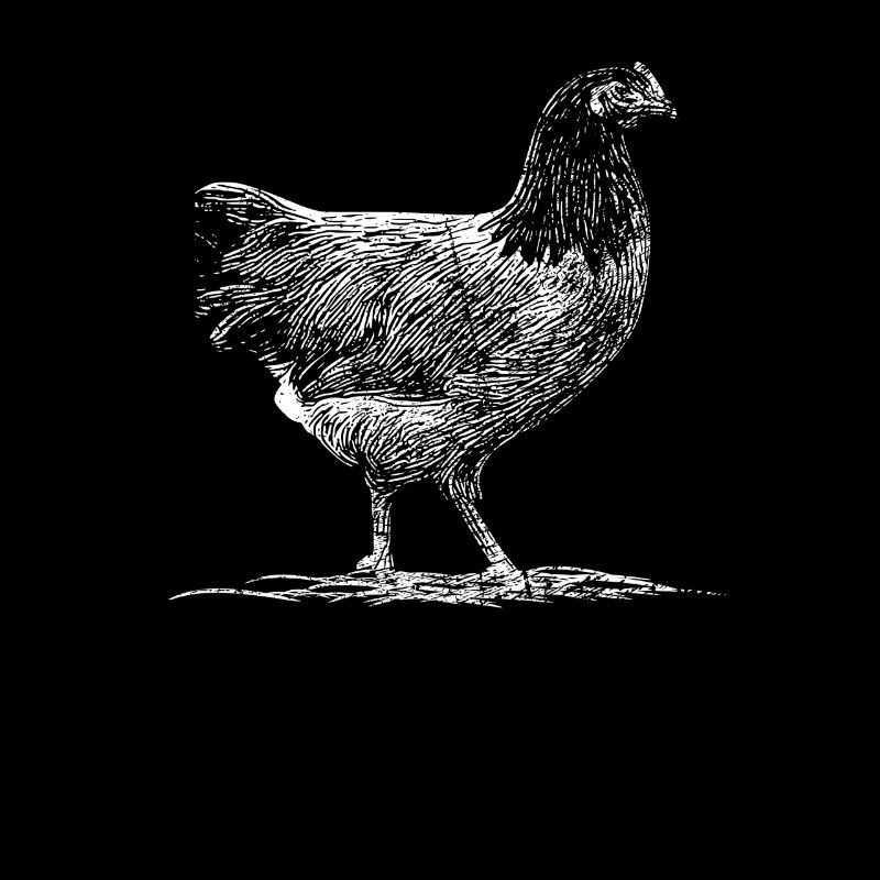 Dessin poulets à prédateurs Idée de cadeau