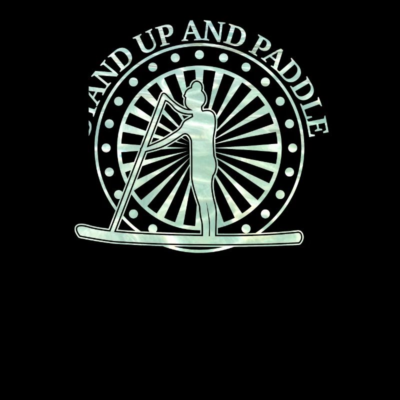 Cooles Stand Up und Paddle Spruch Board Geschenk