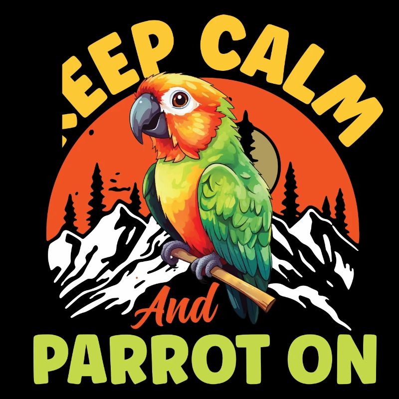 Keep Calm And Parrot On