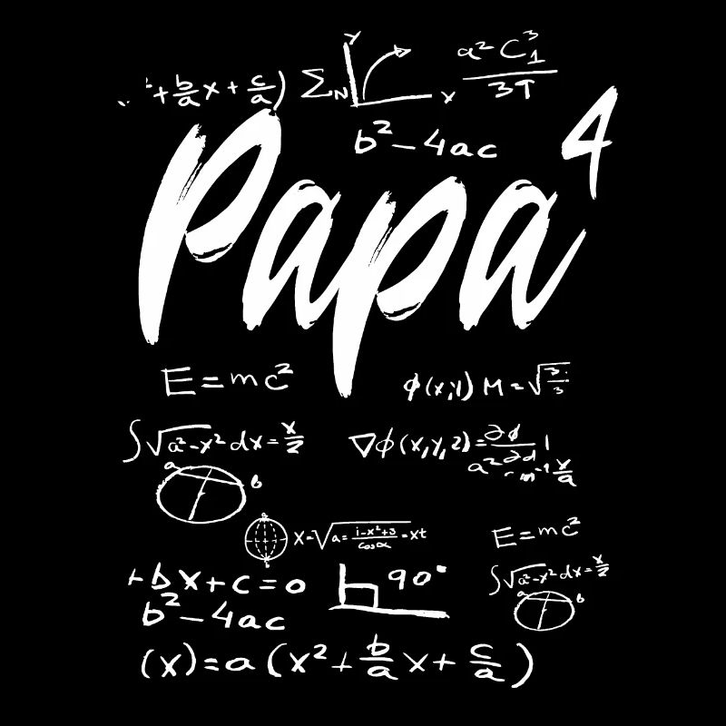 werdender Vater vierfacher Papa 4 Kinder Mathe