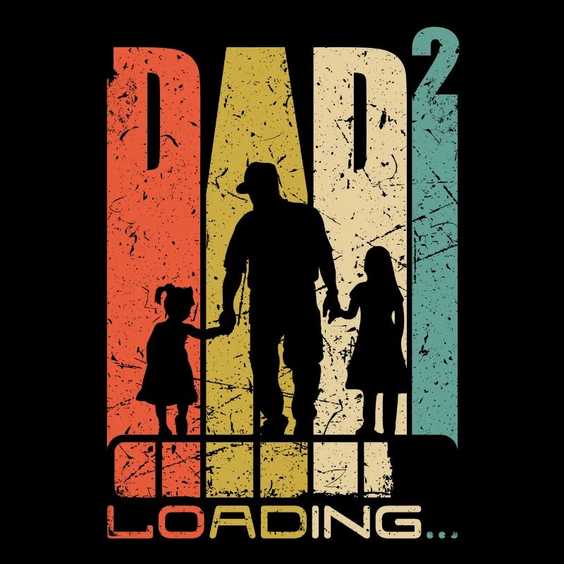 Papa 2 Töchter Vater werden Geschenk