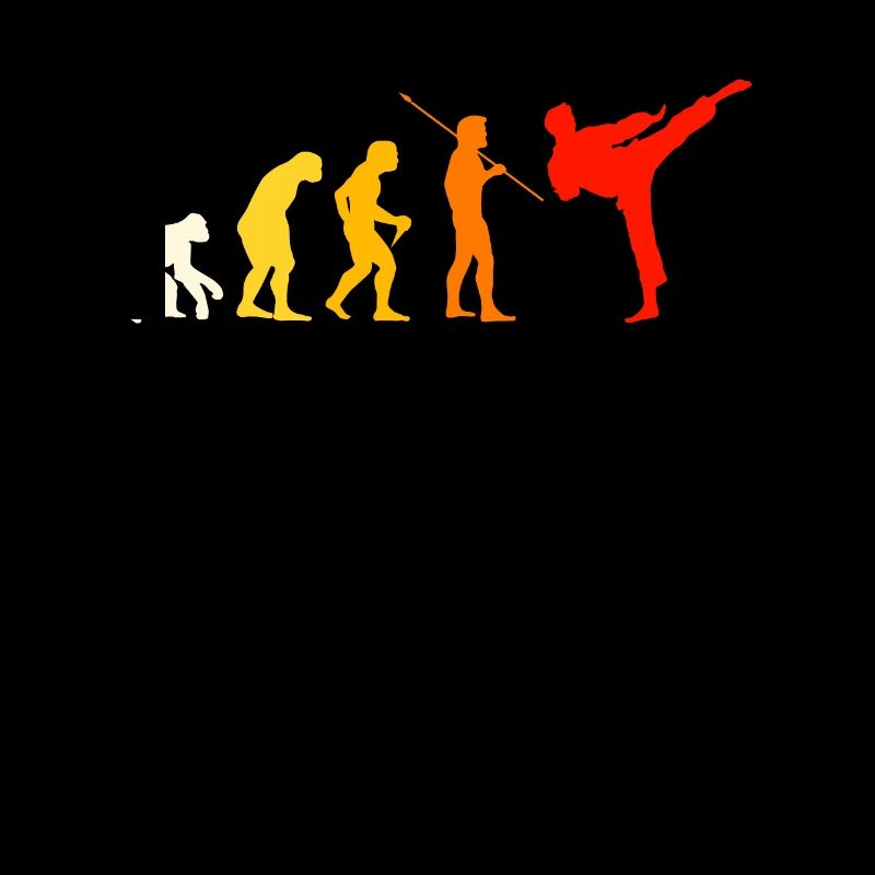 Karate Evolution T-Shirt Geschenk Judo