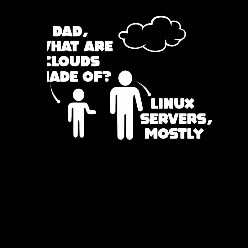 Funny Cloud Computing Papa Und Sohn