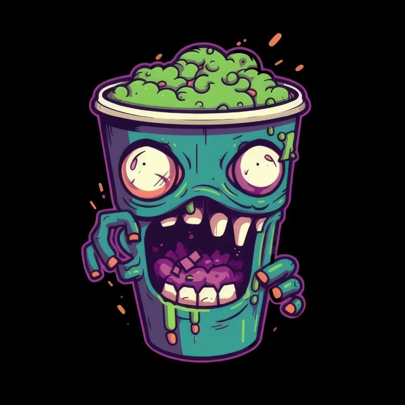 Halloween coffee mug - creepy coffee mug