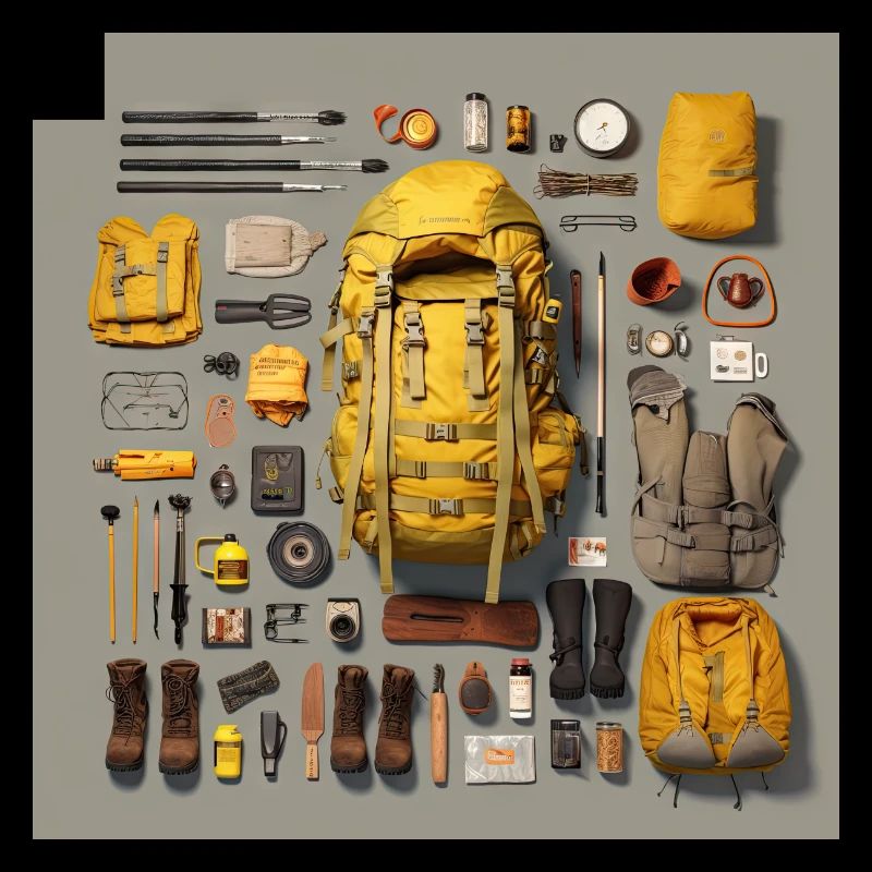 Everything I need for hiking